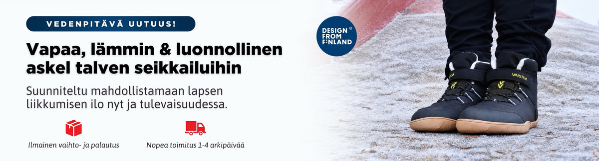Vedenpitävä uutuus! Vapaa, lämmin ja luonnollinen askel talven seikkailuihin. Suunniteltu mahdollistamaan lapsen liikkumisen ilo nyt ja tulevaisuudessa. Ilmainen vaihto ja palautus, nopea toimitus 1–4 arkipäivää.