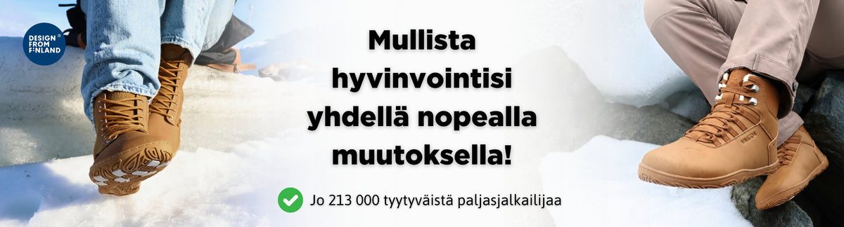 Vaistoa-paljasjalkakengät talveen: talven uutuudet
