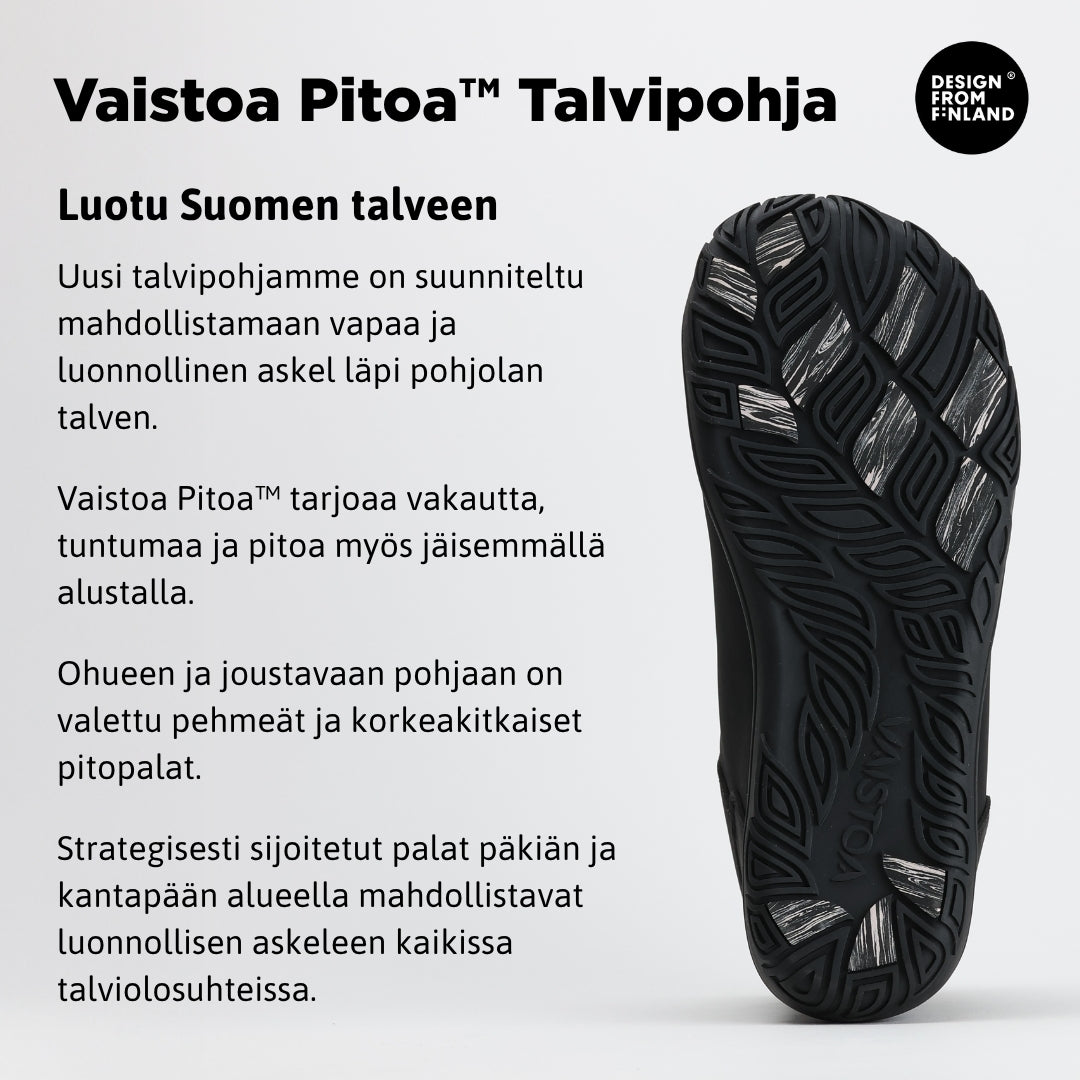Vaistoa Uoma 3 Talvi -paljasjalkavaelluskengät
