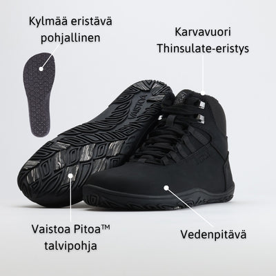 Vaistoa Uoma 3 Talvi -paljasjalkavaelluskengät