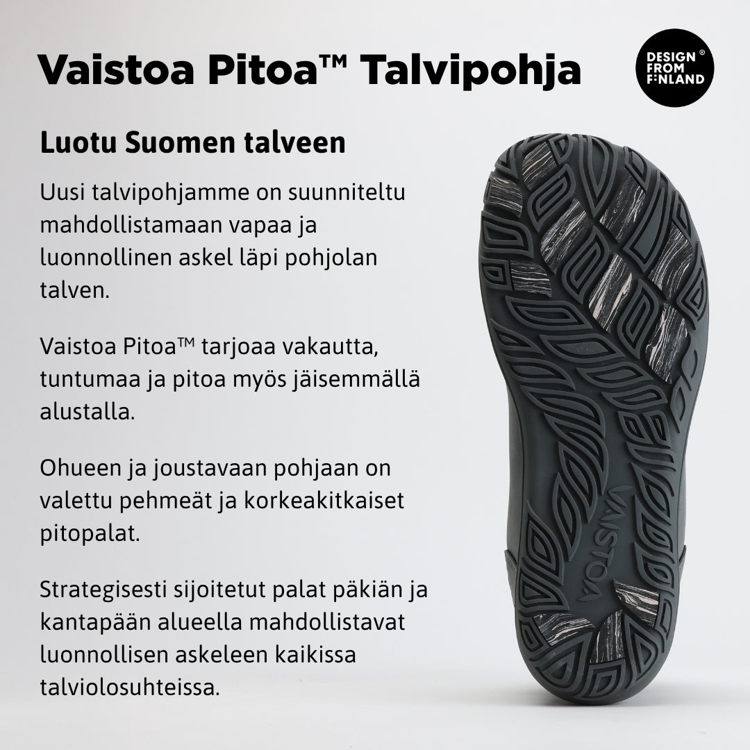 Vaistoa Uoma 3 Talvi -paljasjalkavaelluskengät